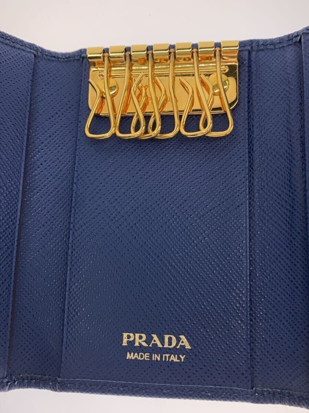 Prada Key Case Wallet Blue - Picture 5 of 6